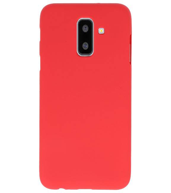 Farb-TPU-Hülle für Samsung Galaxy A6 Plus Red