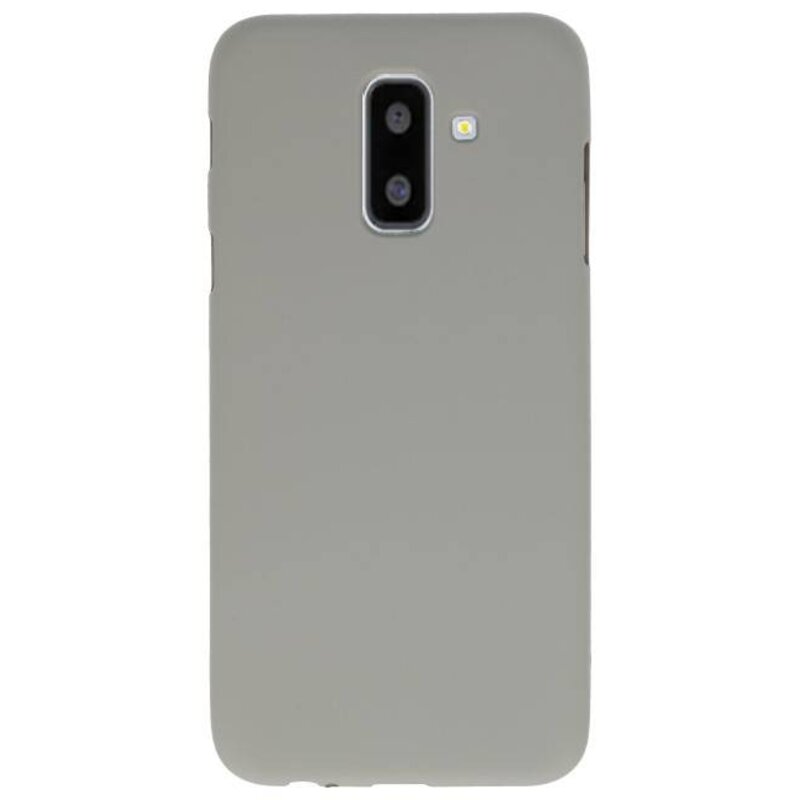 Custodia in TPU a colori per Samsung Galaxy A6 Plus Grey