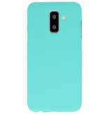 Coque TPU couleur pour Samsung Galaxy A6 Plus Turquoise