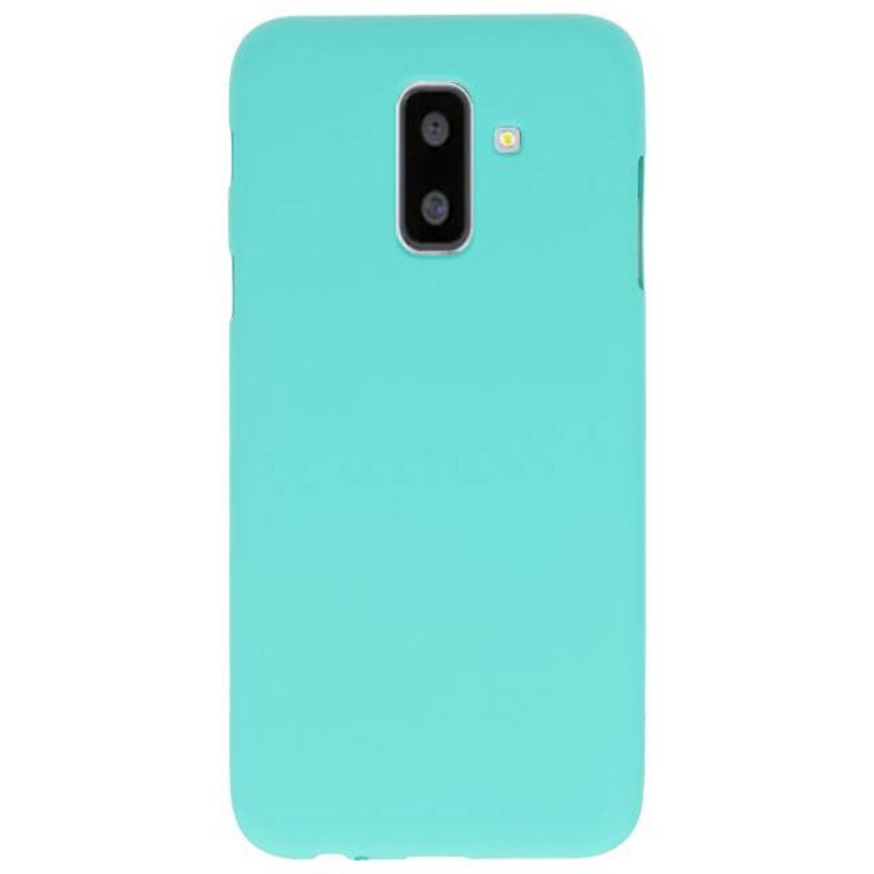 Coque TPU couleur pour Samsung Galaxy A6 Plus Turquoise