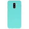 Color TPU Hoesje voor Samsung Galaxy A6 Plus Turquoise