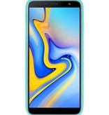 Coque TPU couleur pour Samsung Galaxy A6 Plus Turquoise