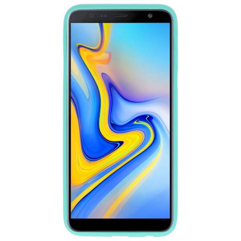 Funda TPU en color para Samsung Galaxy A6 Plus turquesa