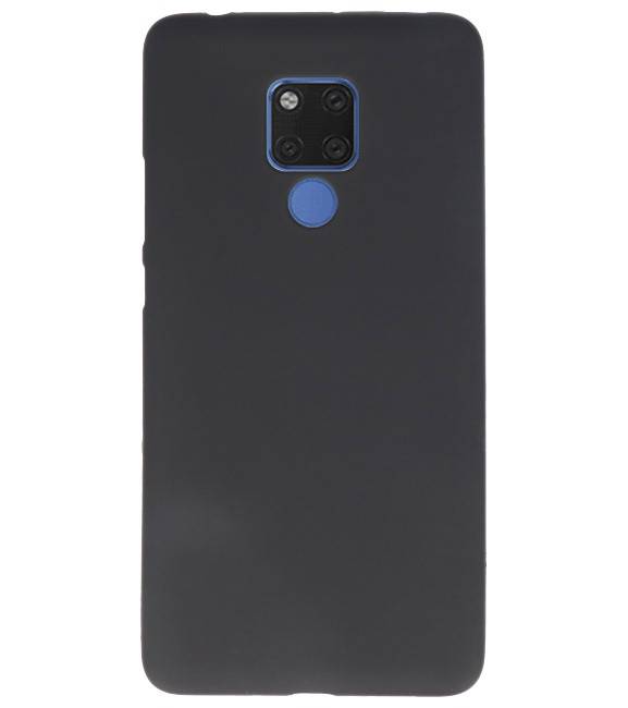 Farve TPU Taske til Huawei Mate 20 X Black
