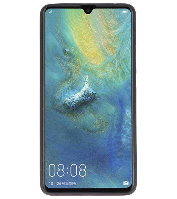 Color TPU Hoesje voor Huawei Mate 20 X Zwart