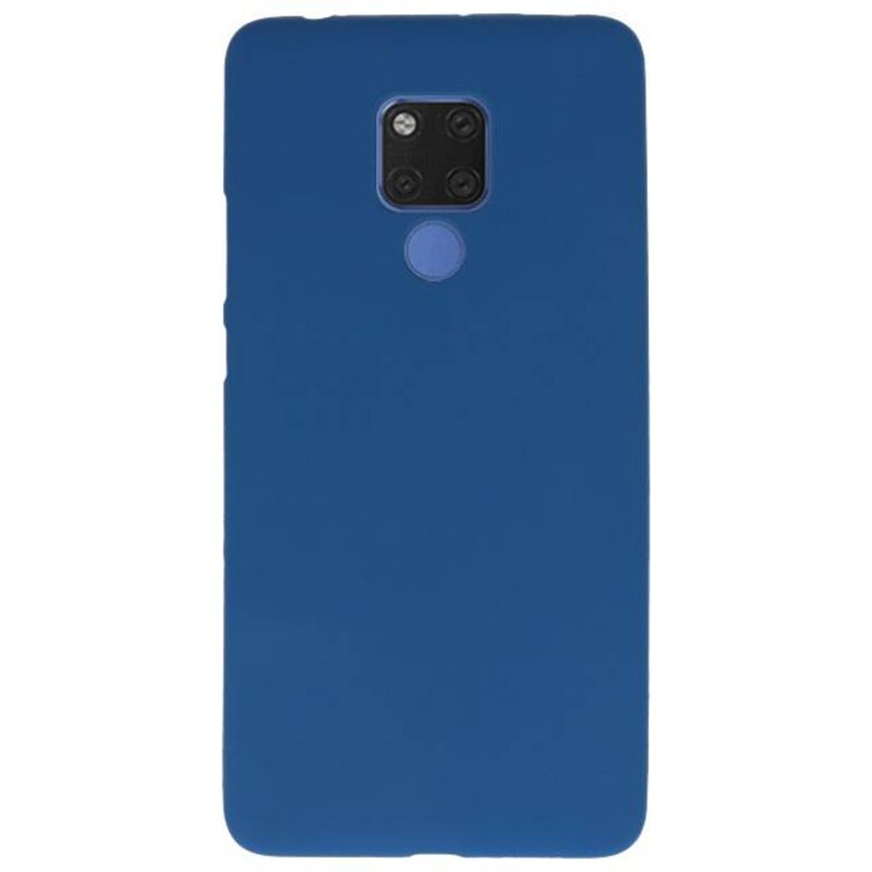 Funda TPU en color para Huawei Mate 20 X azul marino