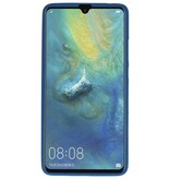 Funda TPU en color para Huawei Mate 20 X azul marino