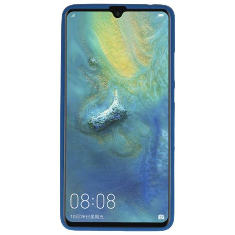 Coque TPU couleur pour Huawei Mate 20 X Navy