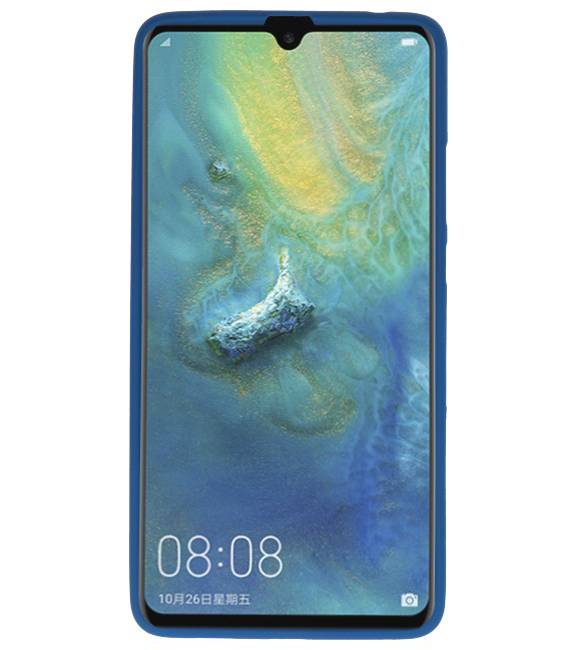 Funda TPU en color para Huawei Mate 20 X azul marino