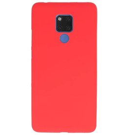 Color TPU Hoesje voor Huawei Mate 20 X Rood