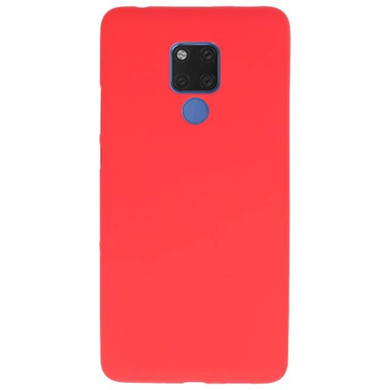 Coque TPU couleur pour Huawei Mate 20 X Red