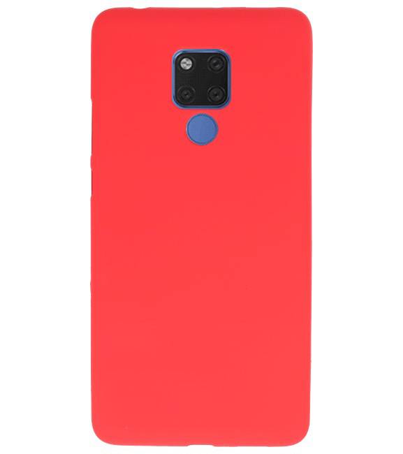 Color TPU Hoesje voor Huawei Mate 20 X Rood