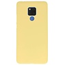 Funda TPU de color para Huawei Mate 20 X Amarillo