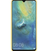 Color TPU Hoesje voor Huawei Mate 20 X Geel