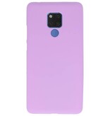 Coque TPU Couleur pour Huawei Mate 20 X Violet