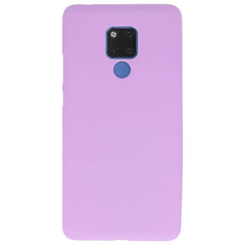 Coque TPU Couleur pour Huawei Mate 20 X Violet