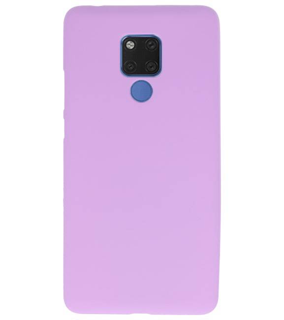 Color TPU Case for Huawei Mate 20 X Purple