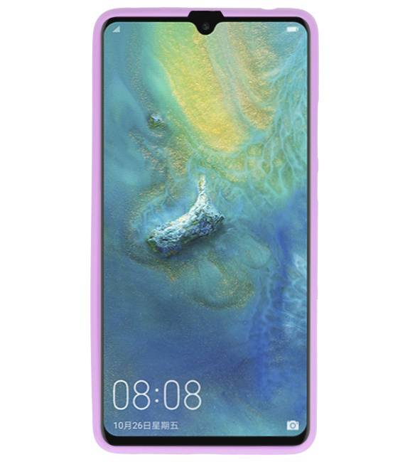 Color TPU Case for Huawei Mate 20 X Purple