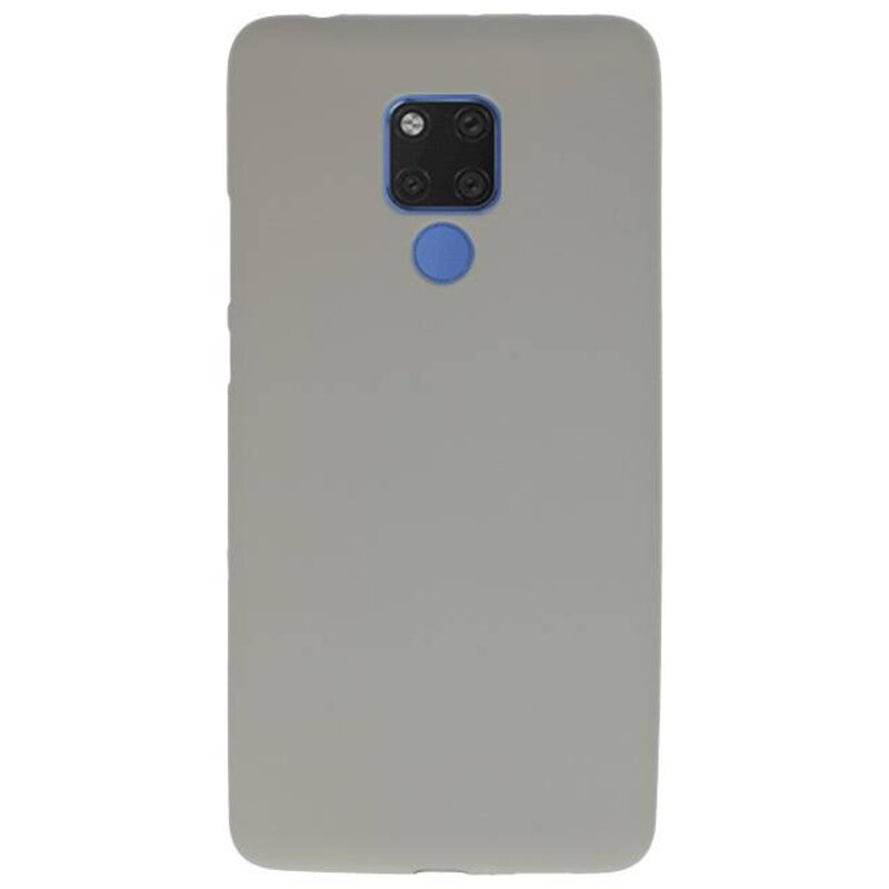 Custodia in TPU a colori per Huawei Mate 20 X Grigio