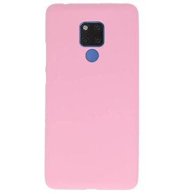 Coque TPU Couleur pour Huawei Mate 20 X Rose