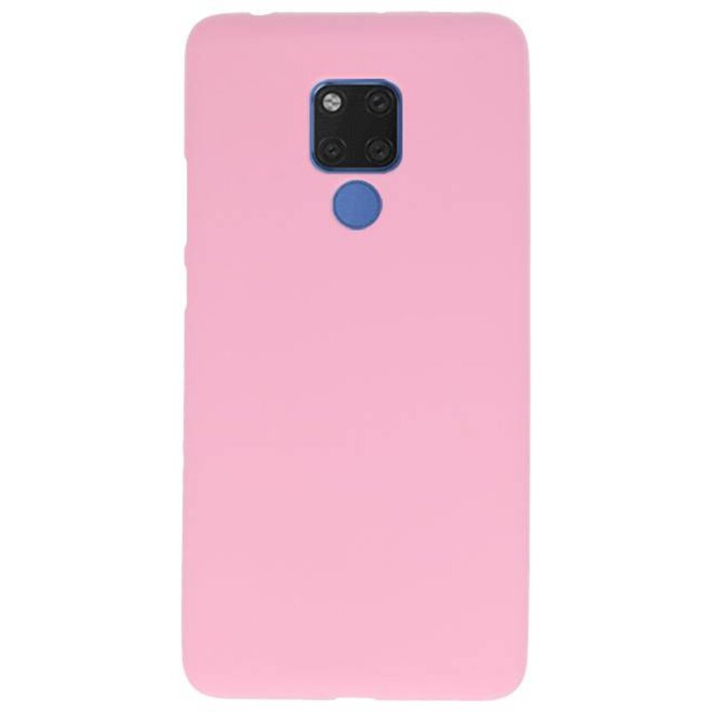 Coque TPU Couleur pour Huawei Mate 20 X Rose