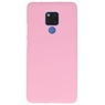 Coque TPU Couleur pour Huawei Mate 20 X Rose