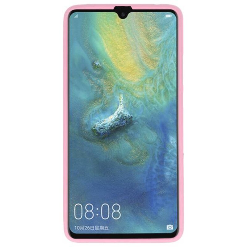 Coque TPU Couleur pour Huawei Mate 20 X Rose