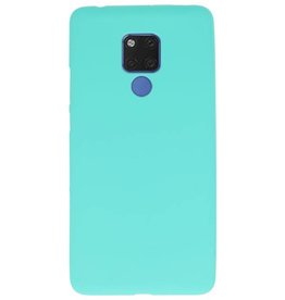 Coque TPU couleur pour Huawei Mate 20 X Turquoise