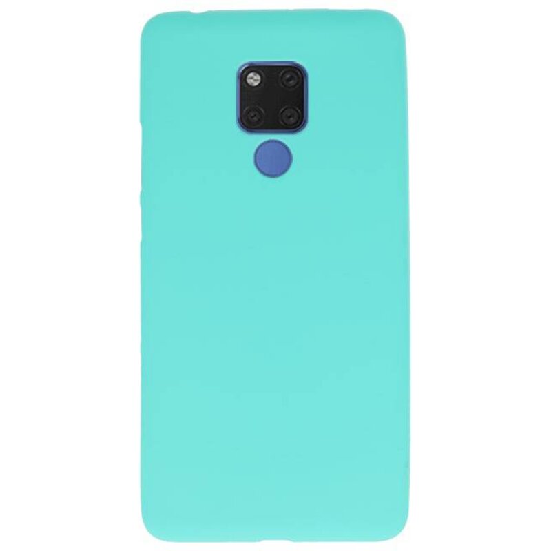 Coque TPU couleur pour Huawei Mate 20 X Turquoise