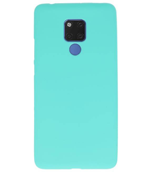 Color TPU Hoesje voor Huawei Mate 20 X Turquoise