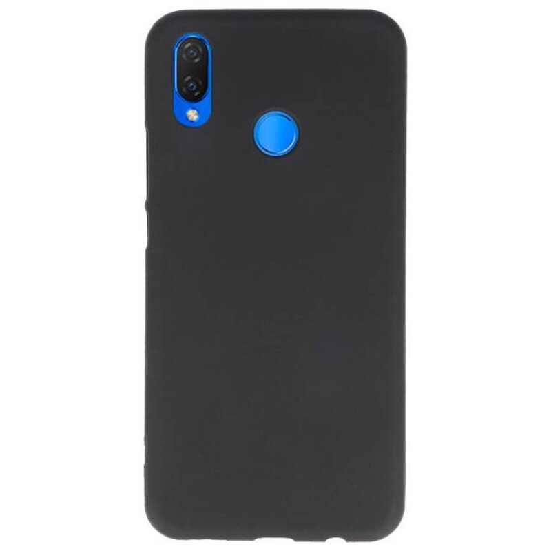Custodia in TPU a colori per Huawei P Smart Plus Nero
