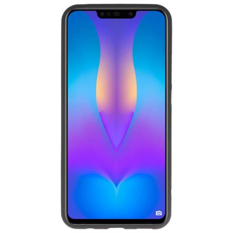 Custodia in TPU a colori per Huawei P Smart Plus Nero