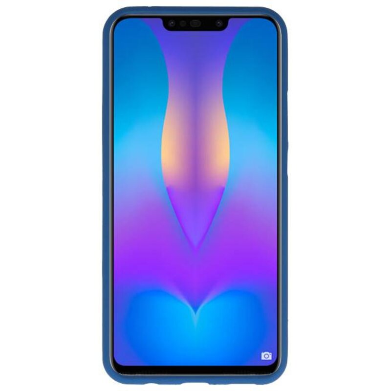 Custodia in TPU a colori per Huawei P Smart Plus Navy