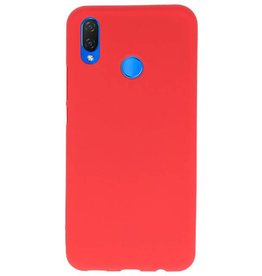 Color TPU Case for Huawei P Smart Plus Red