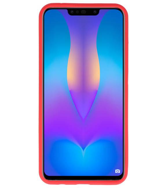 Color TPU Hoesje voor Huawei P Smart Plus Rood