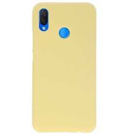 Coque TPU Couleur pour Huawei P Smart Plus Jaune