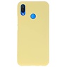 Coque TPU Couleur pour Huawei P Smart Plus Jaune