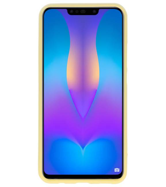 Funda TPU en color para Huawei P Smart Plus amarillo