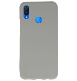 Funda TPU en color para Huawei P Smart Plus gris