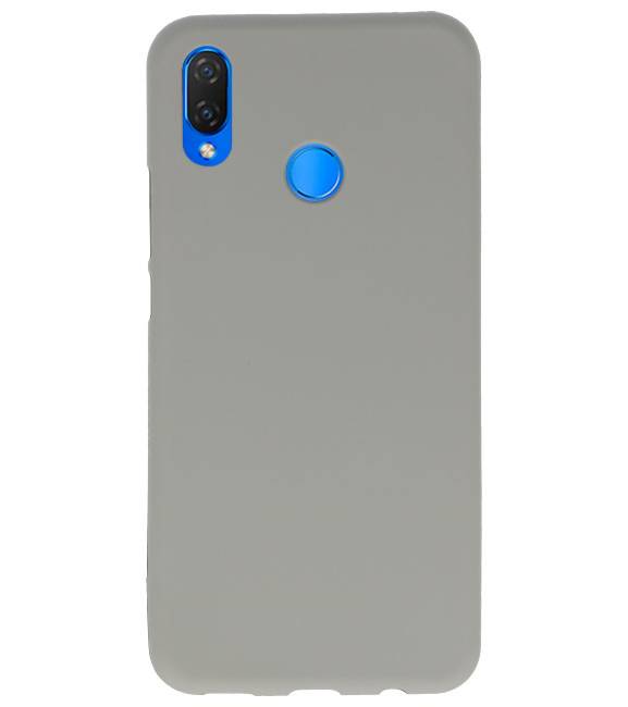 Funda TPU en color para Huawei P Smart Plus gris