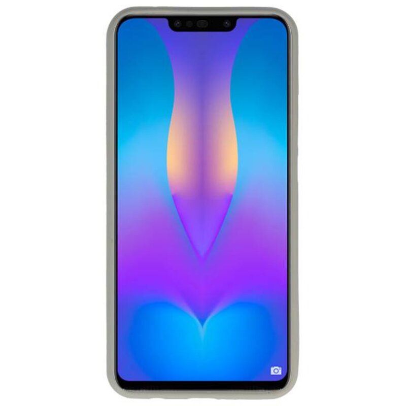 Funda TPU en color para Huawei P Smart Plus gris