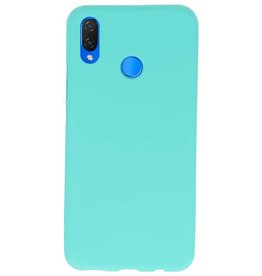 Funda TPU en color para Huawei P Smart Plus turquesa