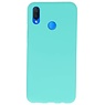 Coque TPU couleur pour Huawei P Smart Plus Turquoise