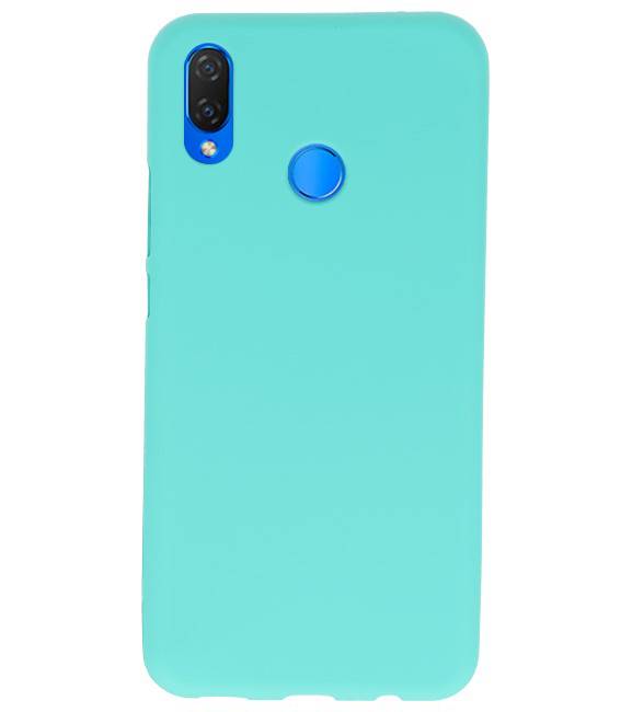 Coque TPU couleur pour Huawei P Smart Plus Turquoise