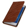 Custodia in pelle lavata per Xperia Z3 Compact Brown