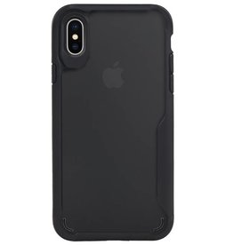 Focus Transparant Hard Cases voor iPhone XS Max Zwart