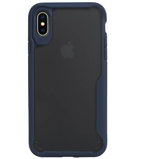 Focus Transparent Hard Cases for iPhone XS Navy Navy