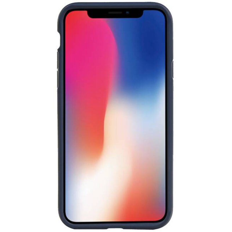 Focus Casi rigidi trasparenti per iPhone XS Navy Navy