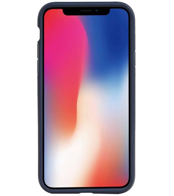 Focus Transparent Hard Cases for iPhone XS Navy Navy