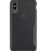 Funda Dura Transparente para iPhone XS Max Gris